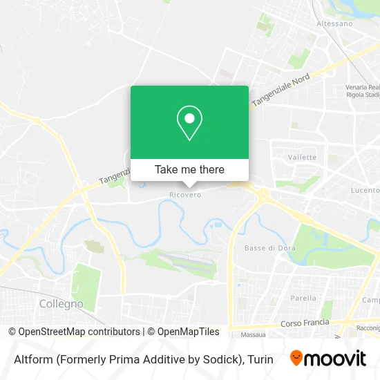 Altform (Formerly Prima Additive by Sodick) map