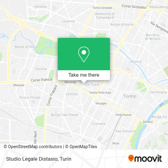 Studio Legale Distasio map