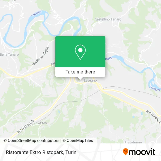 Ristorante Extro Ristopark map