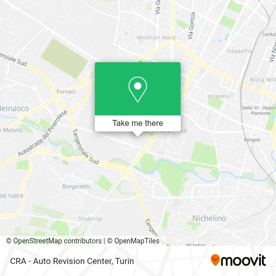 CRA - Auto Revision Center map