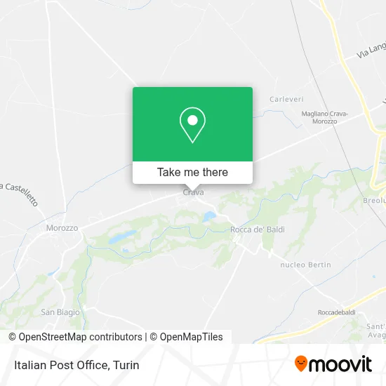 Italian Post Office map