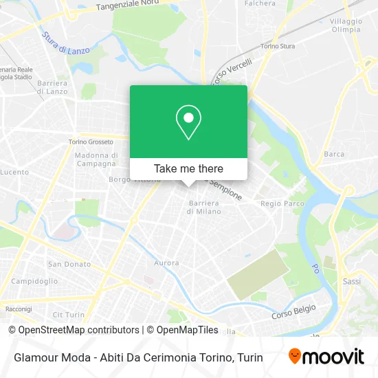 Glamour Moda - Abiti Da Cerimonia Torino map