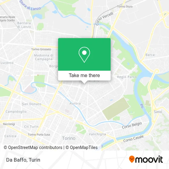 Da Baffo map