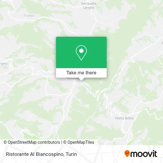 Ristorante Al Biancospino map
