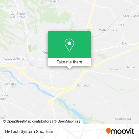 Hi-Tech System Snc map