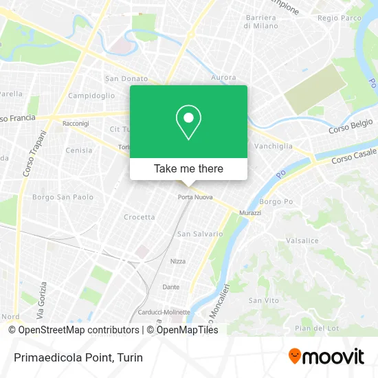 Primaedicola Point map
