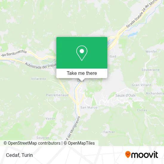 Cedaf map