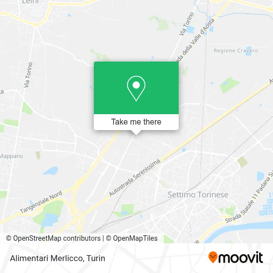 Alimentari Merlicco map