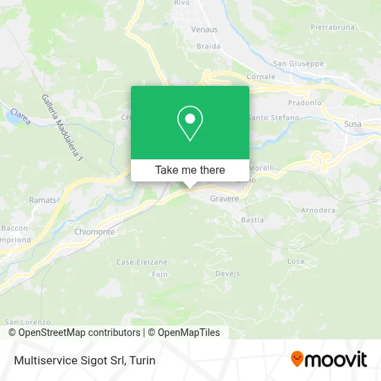 Multiservice Sigot Srl map