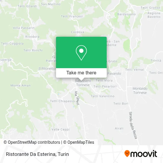 Ristorante Da Esterina map