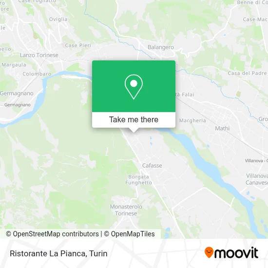 Ristorante La Pianca map
