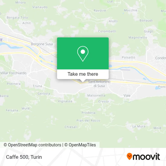Caffe 500 map