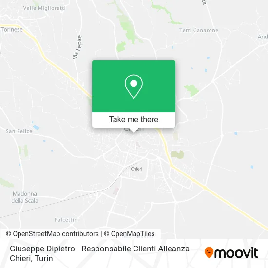 Giuseppe Dipietro - Responsabile Clienti Alleanza Chieri map