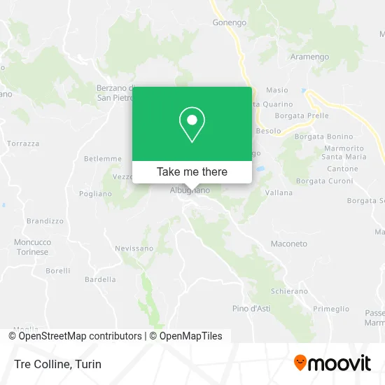 Tre Colline map