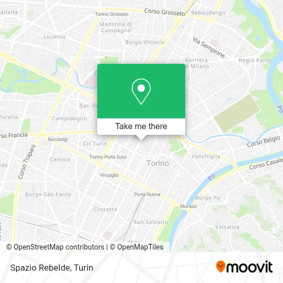 Spazio Rebelde map