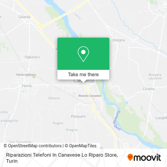 Riparazioni Telefoni In Canavese Lo Riparo Store map