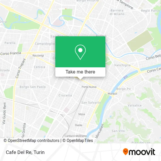 Cafe Del Re map