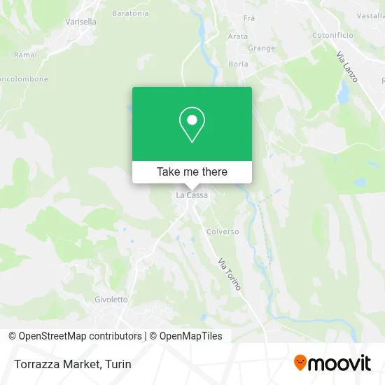 Torrazza Market map