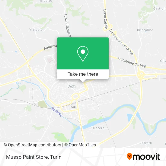Musso Paint Store map
