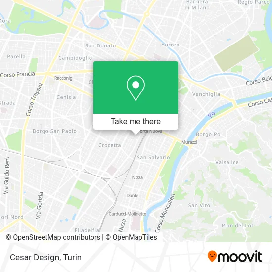 Cesar Design map