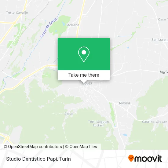 Studio Dentistico Papi map