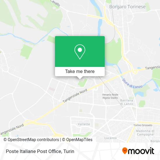 Poste Italiane Post Office map