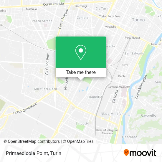 Primaedicola Point map