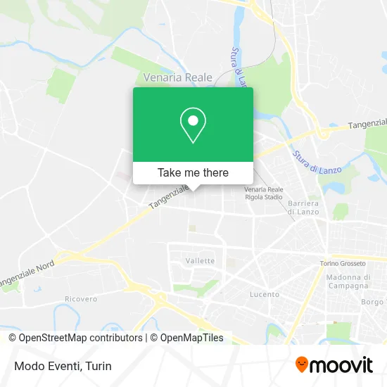 Modo Eventi map