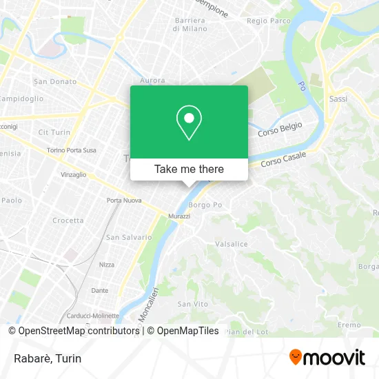 Rabarè map