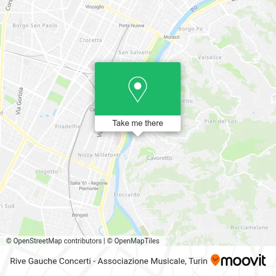 Rive Gauche Concerti - Associazione Musicale map