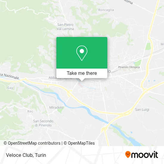Veloce Club map