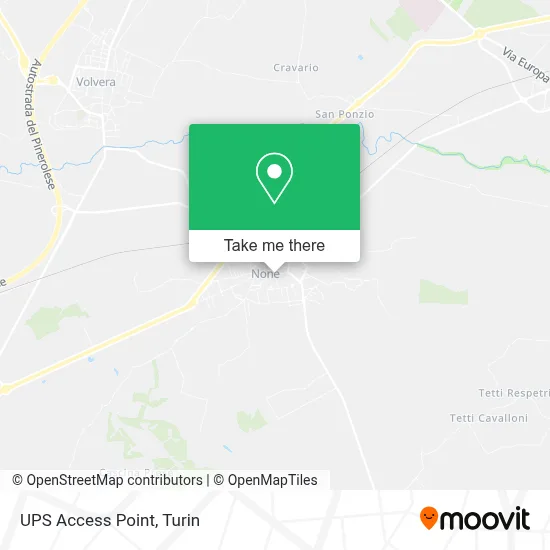 UPS Access Point map