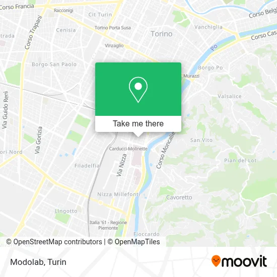 Modolab map