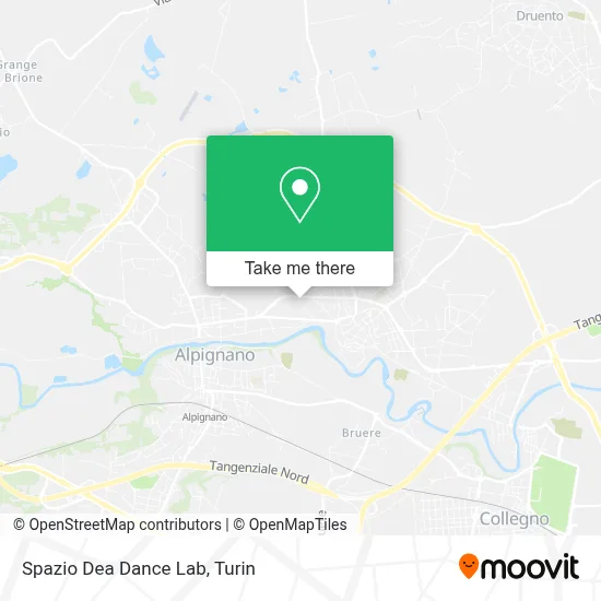 Spazio Dea Dance Lab map