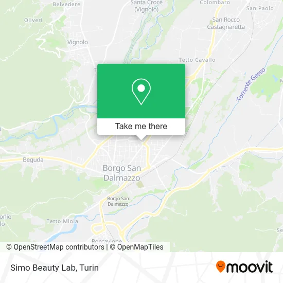Simo Beauty Lab map