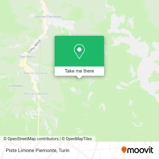 Piste Limone Piemonte map