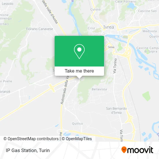 IP Gas Station map