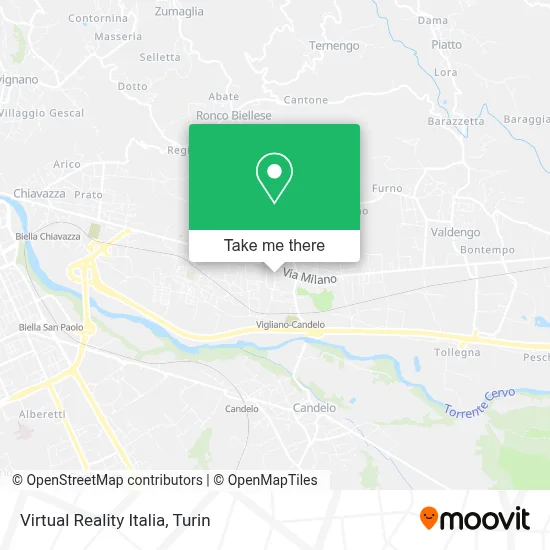 Virtual Reality Italia map