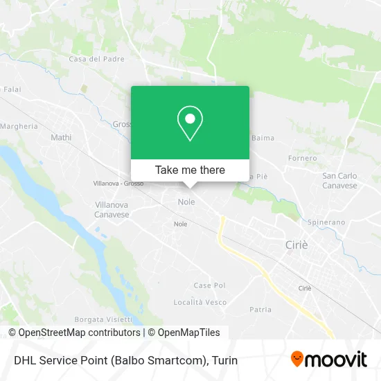 DHL Service Point (Balbo Smartcom) map