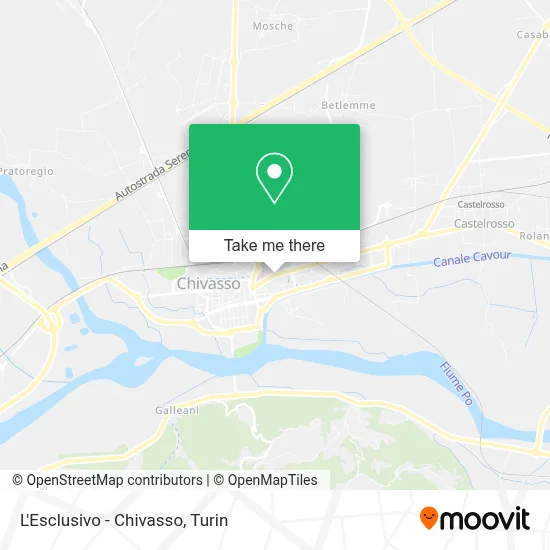 L'Esclusivo -  Chivasso map