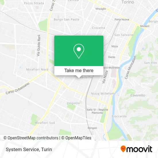 System Service map