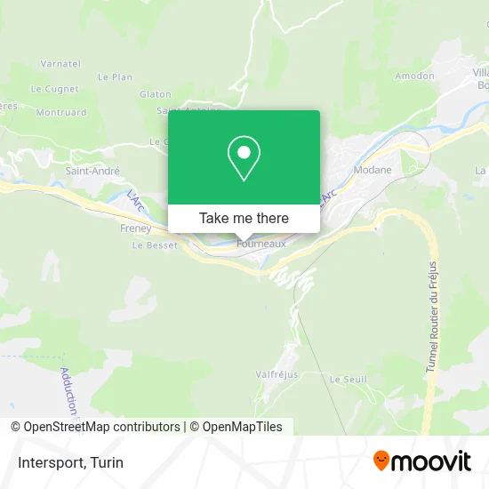 Intersport map