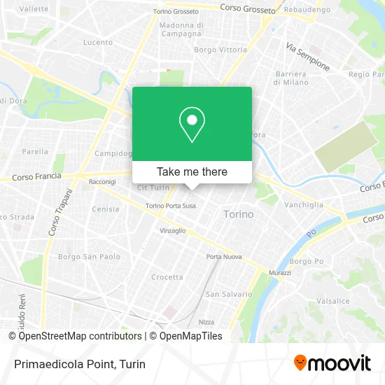 Primaedicola Point map
