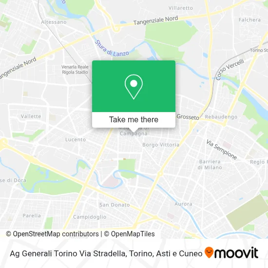 Ag Generali Torino Via Stradella map