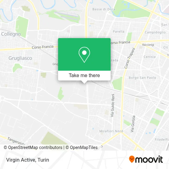 Virgin Active map