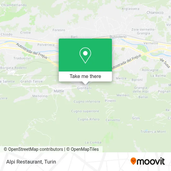 Alpi Restaurant map