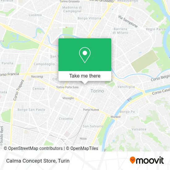 Calma Concept Store map