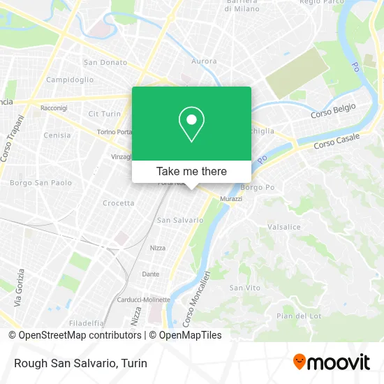 Rough San Salvario map