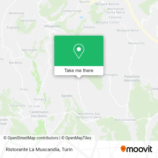 Ristorante La Muscandia map