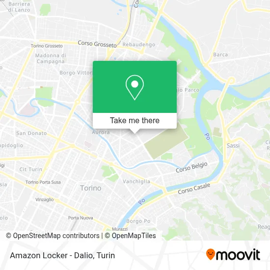Amazon Locker - Dalio map